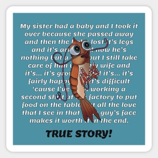 Shark Tale - Shrimp Sob Story Sticker